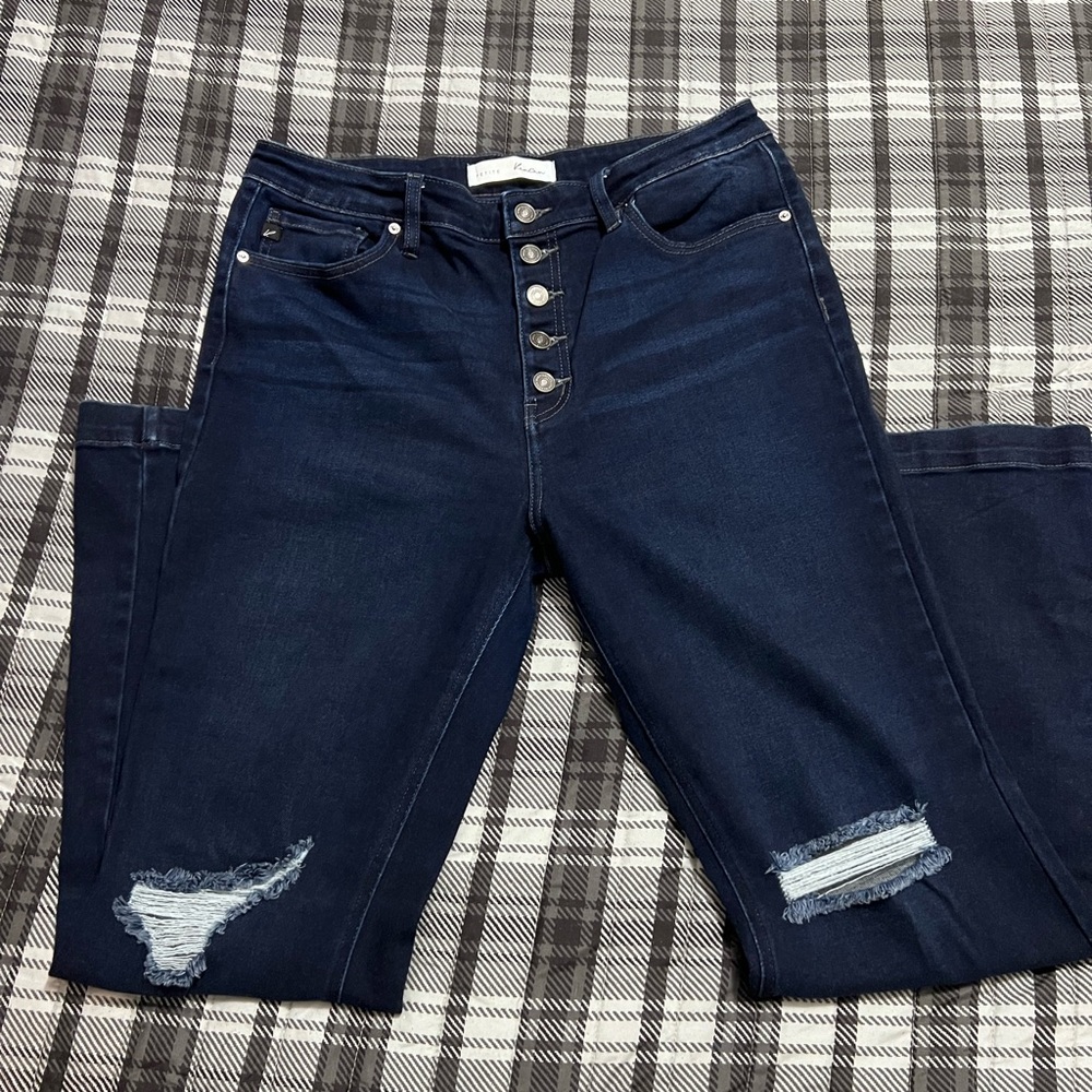 KanCan Petite Flare Jeans